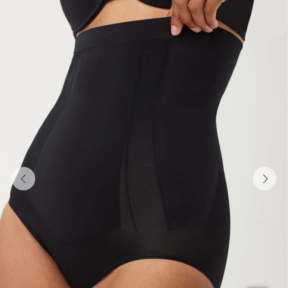 SPANX High-Waisted Black Brief Size L